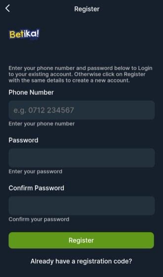 Betika Registration Guide: How to Open a Betika .